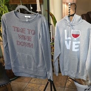 Wine Lovers Sweater/ Hoodie (Small-Medium)
